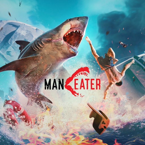 Maneater PS4 & PS5 cover art