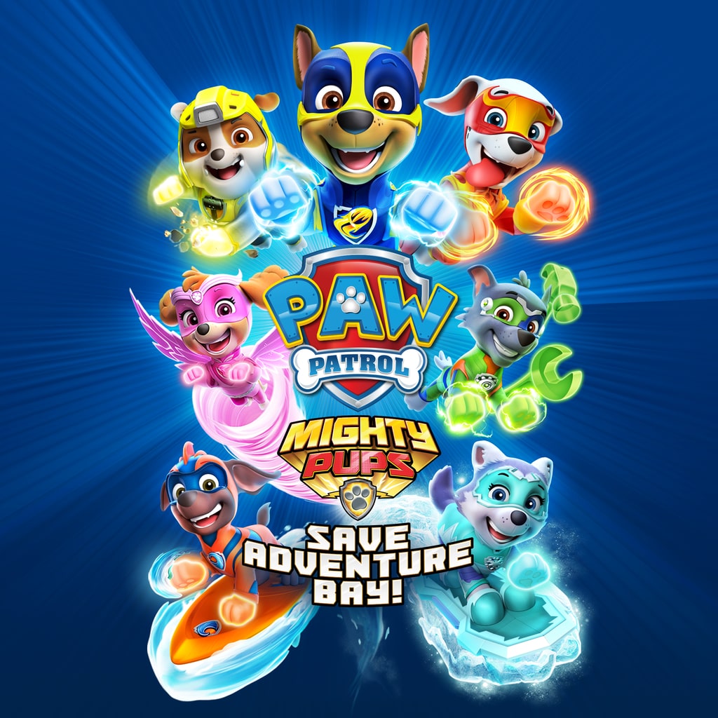 PAW Patrol Mighty Pups Save Adventure Bay cover art