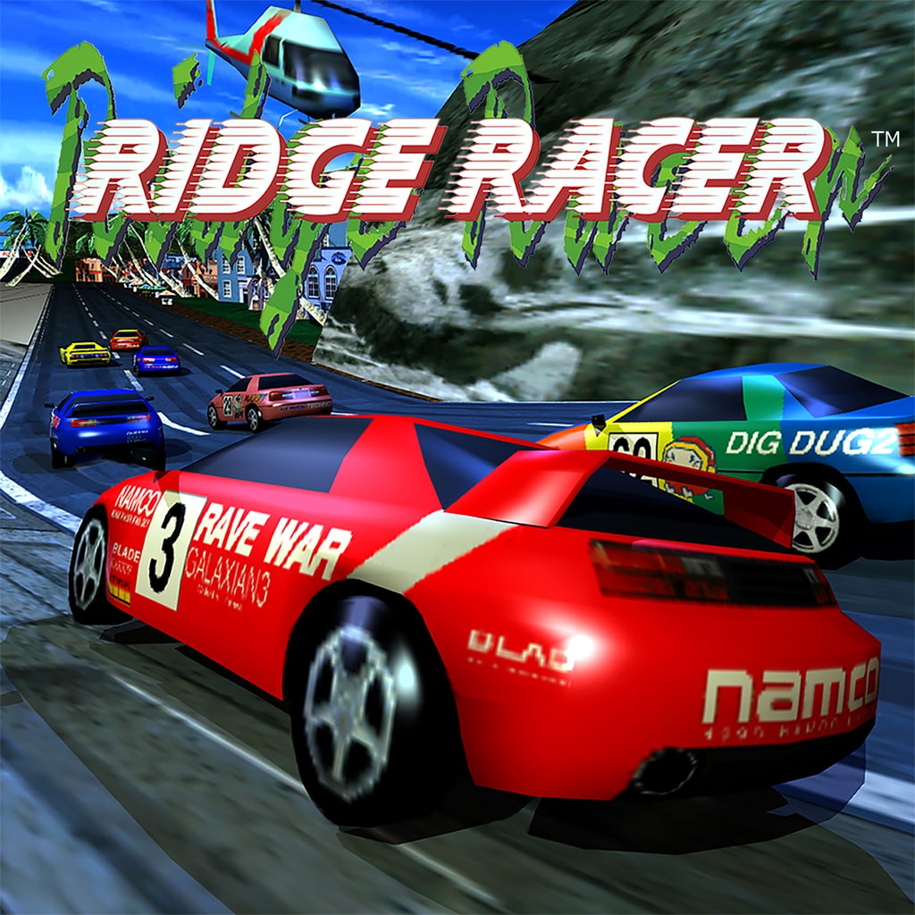 RIDGE RACER PS4 & PS5 cover art