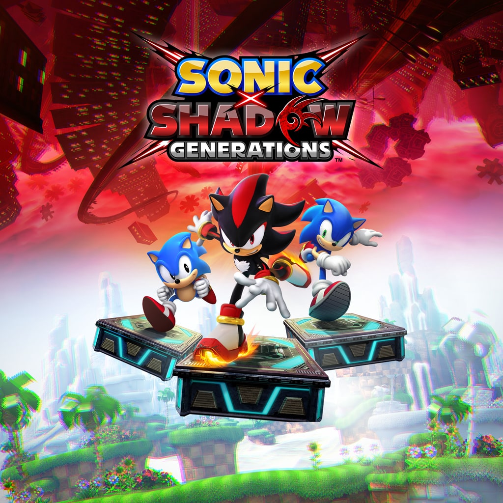 SONIC X SHADOW GENERATIONS PS4 & PS5 cover art